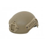 Replica of MICH2001 helmet with rails - coyote [8FIELDS]